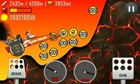 Hill Climb Racing Volcano 4077 meters on dragster