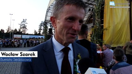 Burmistrz Sędziszowa na XV Dożynkach Powiatu Jędrzejowskiego