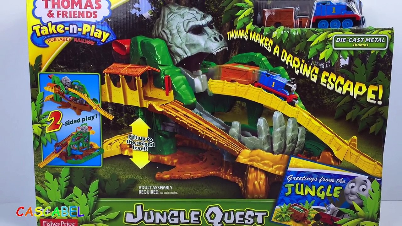 THOMAS Y SUS AMIGOS CIRCUITO EN LA SELVA - THOMAS AND FRIENDS JUNGLE QUEST FISHER PRICE TAKE-N-PLAY