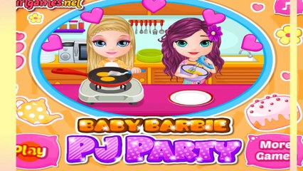 Permainan Memasak Kue Games Online Gratis Anak Perempuan Baby Barbie Pj Party