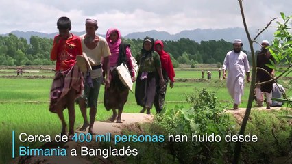 El éxodo de los rohinyás
