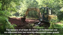 Two wartime mass graves discovered in Bosnia