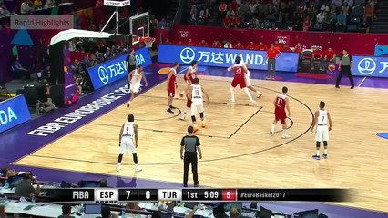 Spain vs Turkey - Full Game Highlights eurobasket 2017