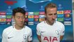 Harry Kane & Son - Post Match Interview - Tottenham vs Borussia Dortmund 3-1 - YouTube