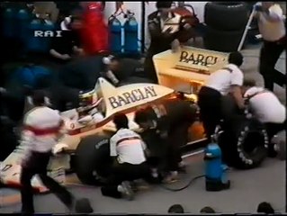 Download Video: Gran Premio di San Marino 1985: Uscita di Warwick, ritiri di Bellof, Patrese, Berger ed Hesnault e intervista a Patrese