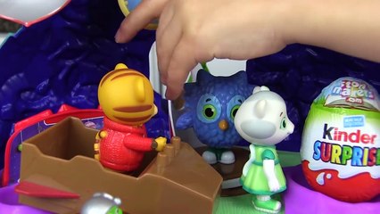 DANIEL TIGER TREEHOUSE FUN ADVENTURE Short Story & Kinder Surprise Egg Opening Toys Shorts EP.2