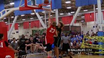 LaMelo Ball's FIRST DUNK EVER & Then FLEXES On Em! Big Ballers BLOWOUT Win vs Los Angeles Elite