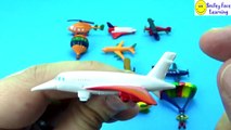 Learning Air Vehicles Names & Sounds For Kids - Learn Airplanes, Jets, Helicopter