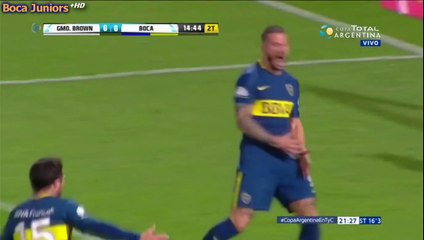 Gol de Benedetto | Boca 1-0 G. Brown (Copa Argentina 2017)