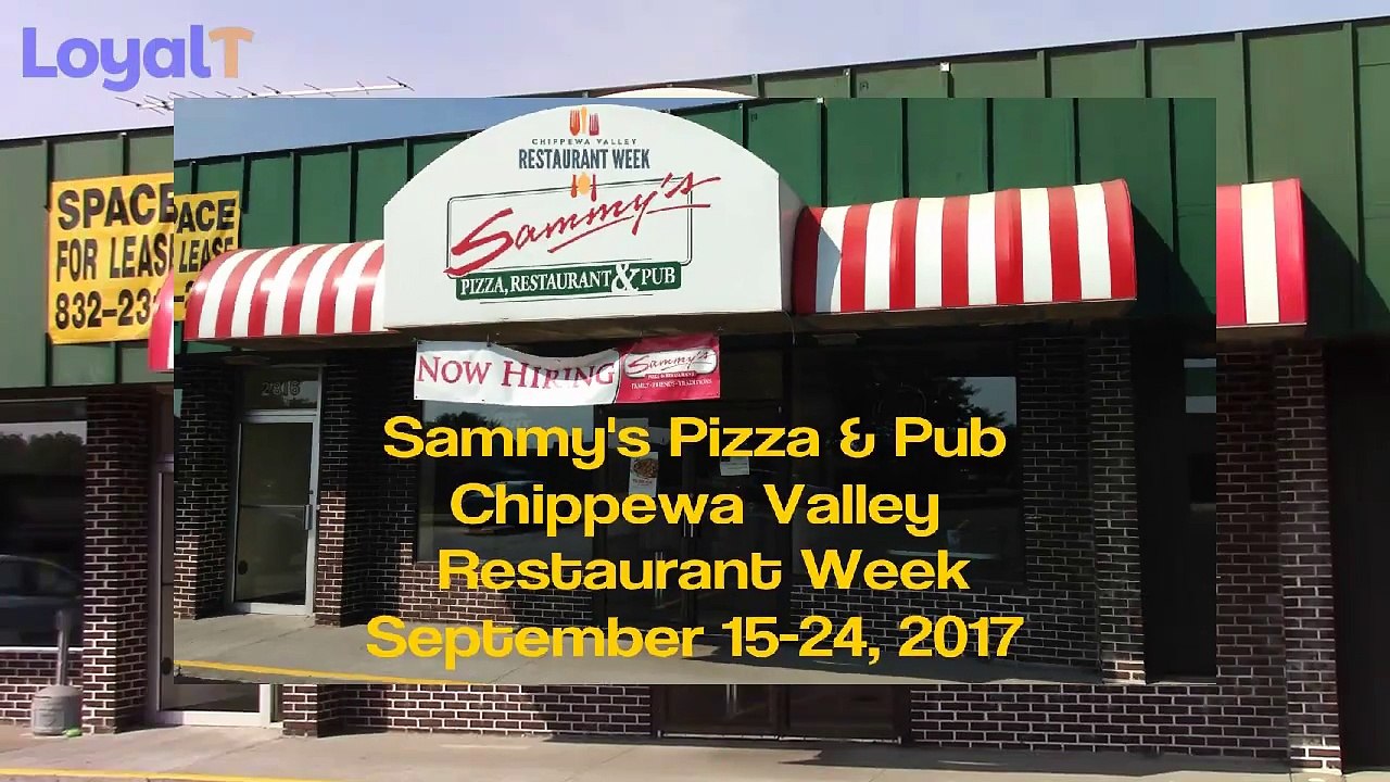 Sammys Pizza Restaurant and Pub - Chippewa Valley Restaurant Week - Eau Claire WI - Sept 2017