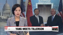 Top U.S., Chinese diplomats pledge closer ties in brief meeting