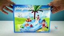 Playmobil Fun Baby Swimming Pool Slide Playset with Sea Animals Toys For Kids