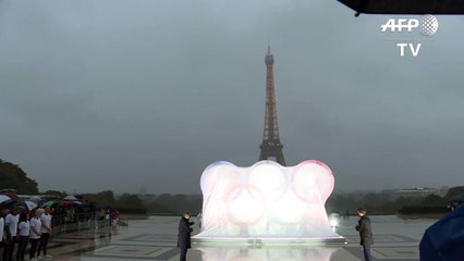 [Actualité] Paris dévoile des anneaux olympiques géants au Trocadéro