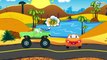 The Big Race with Monster Truck and Racing Cars in the City of Cars - Cartoons for children!