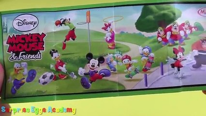 Disney Mickey Mouse Play-Doh Surprise Eggs Opening Fun With Ckn Toys Minnie Mouse Donald D