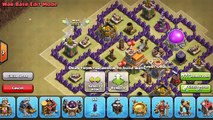 Clash of Clans - Town hall 7 (Th7) War Base   3 Air Defense REPLAY - ANTi Dragon Strategy