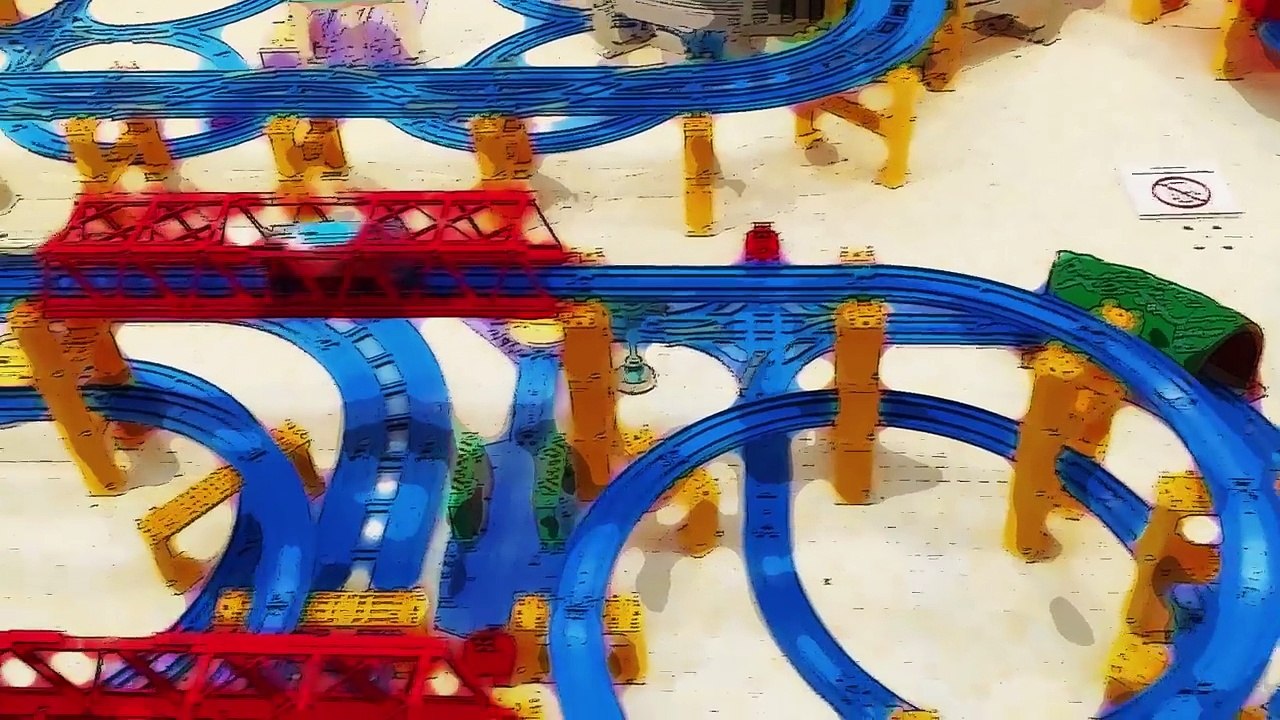 Chuggington Plarail toy variety of fun course video for children