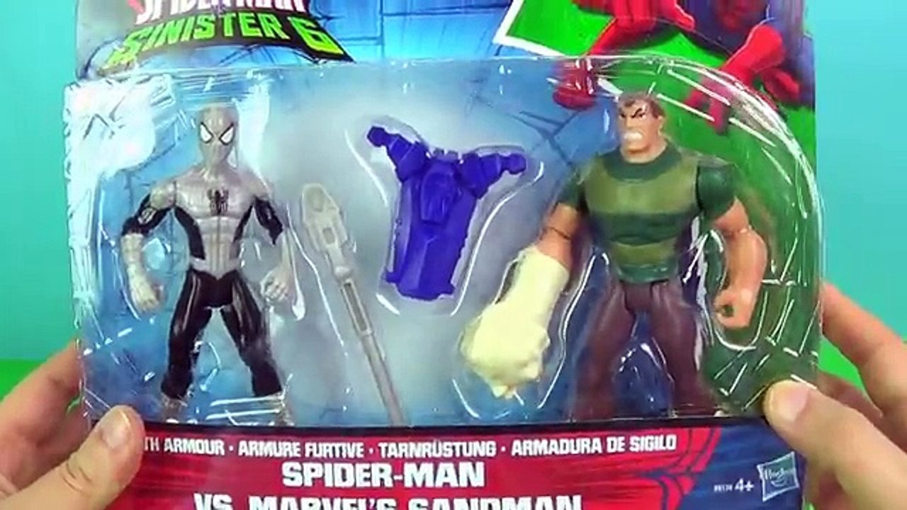 Ultimate Spider-Man Vs. Sinister 6 Iron Spider Battles Titan Hero Series Sandman