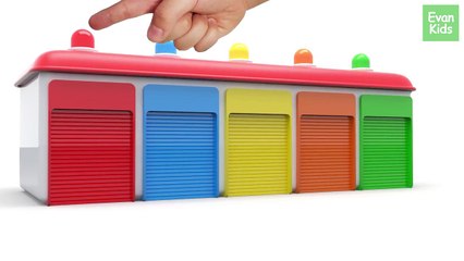 Learning Colors with Mini Bus Toy for Kids Children Toddlers - EvanKids