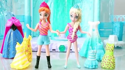 Poupée Robe gelé piscine Princesse jouet vers le haut en haut Elsa anna disney poly poket orbeez princes surprise