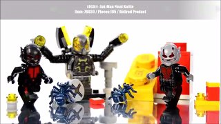 Et chaque pelote faites officiel contre Lego fourmilier homme géant pym yellowjacket minifigure knockoffs