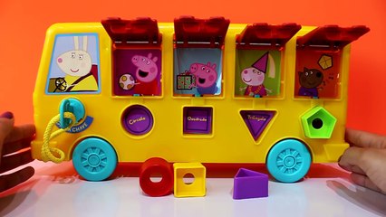 Patrulha Canina com Peppa Pig George no Ônibus de Atividades e muitas SURPRESAS!!