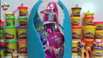 Play doh Oyun hamuru ile Barbie Rock Star ve Sürpriz oyuncaklar