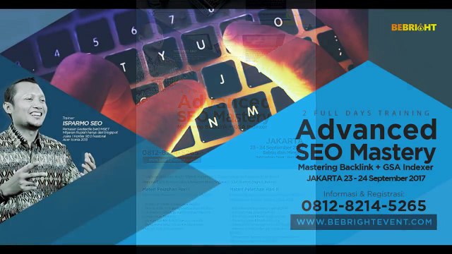 0812-8214-5265 - Jadwal Workshop SEO di Indonesia
