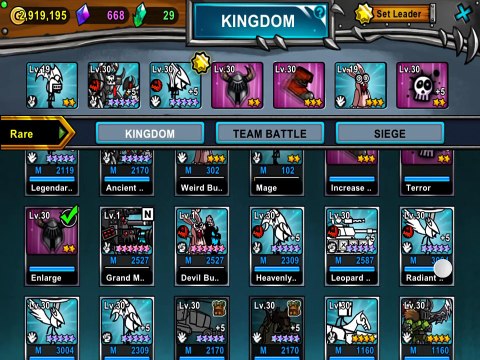 Cartoon Wars 3 Combine 5 Stars Units into 6 Stars Units