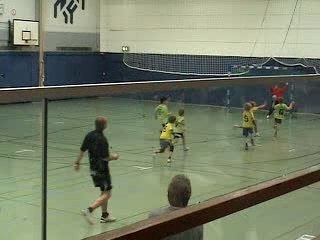 Rami Karoui beim Handballspiel