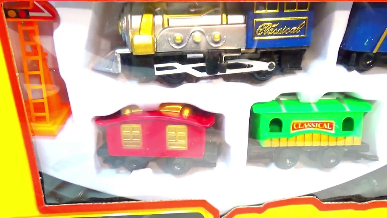 TRAINS TOYS VIDEOS FOR CHILDREN Model Railway Play Set My First Blue Train Trains For Children