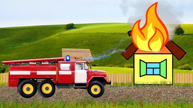 Мультик. Пожарная машина. Полицейский автомобиль.Такси.Скорая помощь.Развивающие мультфильмы