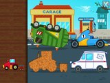 Мультики про машинки - пазлы для самых маленьких (полицейская машина, такси). Cars Puzzle Games
