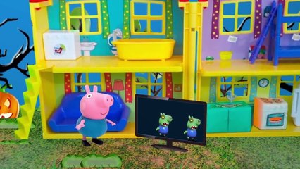 Peppa Pig ZOMBIE ATTACK George Vira Zumbi e ataca todo mundo Portugues