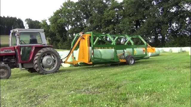 World Amazing Modern Agriculture Equipment and Mega Machines: Hay Bale Handling Tractor, L