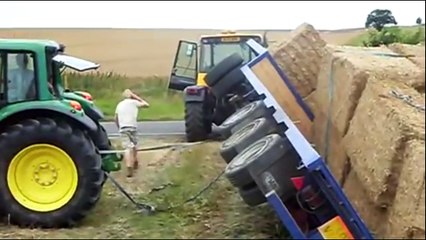 World Amazing Modern Agriculture Equipment and Mega Machines: Hay Bale Handling Tractor Tr