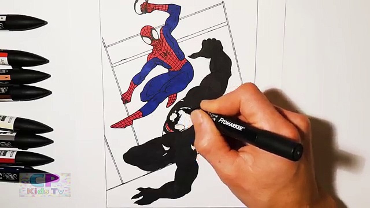 Coloration de de partie homme araignée venin Pages 29 pages pages