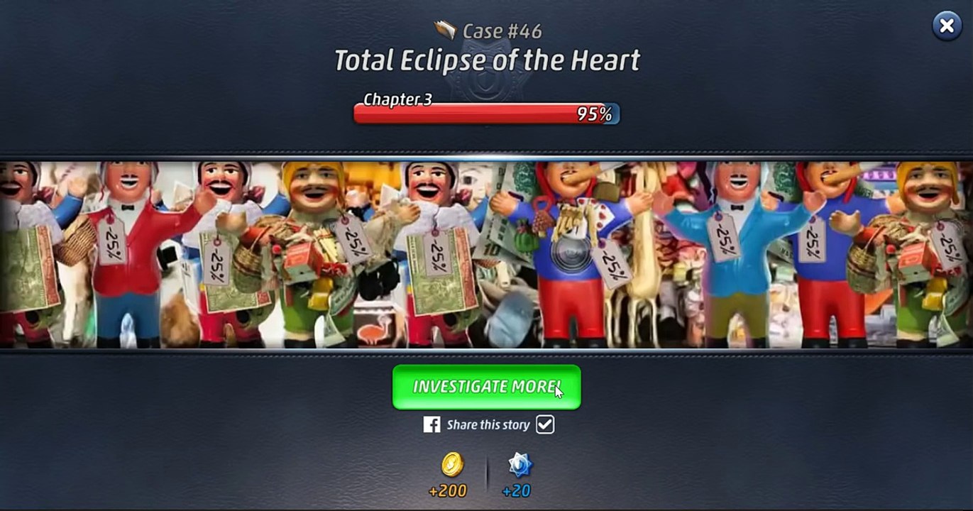 Criminal Case World Edition Case#46:Total Eclipse of the Heart#Arrest Killer