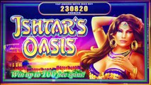   NEW WMS Ishtars Oasis Awesome Reels slot machine, Class II explained, Live Play & Bonus