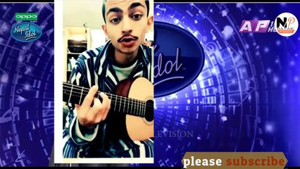 sacar adhikari in Nepal Idol-- Nepal Idol Audition (Parody)--sacar nepal idol top 3