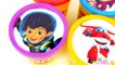 Learn Colors with Disney Kids Toys Play Doh Eggs Surprises Miles From Tomorrowland Super Wings Cars