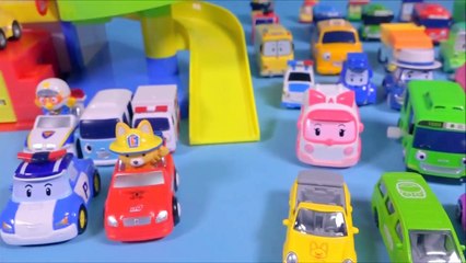 뽀로로 주차장 Pororo 타요 로보카폴리 장난감 Pororo Parking Tower Toy Robocar Poli Tayo the little bus