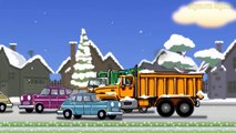 Snow Plow Truck for Children | Cars & Trucks for children : Fire Truck Cartoon | Baby Videos