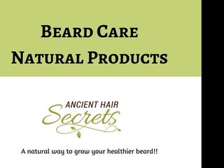 Grow Beard Fast with Organic Products | Ancient Hair Secrets