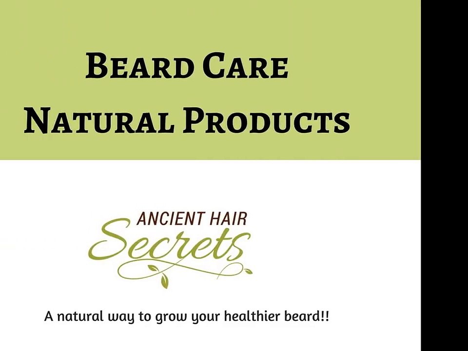 Grow Beard Fast with Organic Products | Ancient Hair Secrets
