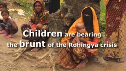 Children are bearing the brunt of the Rohingya crisis