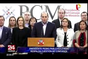 PPK respalda cuestión de confianza ante moción de censura contra Marilú Martens