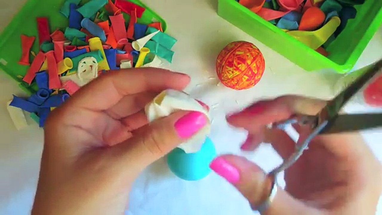 COMO HACER PELOTA DE GLOBOS SALTARINA QUE BOTA
