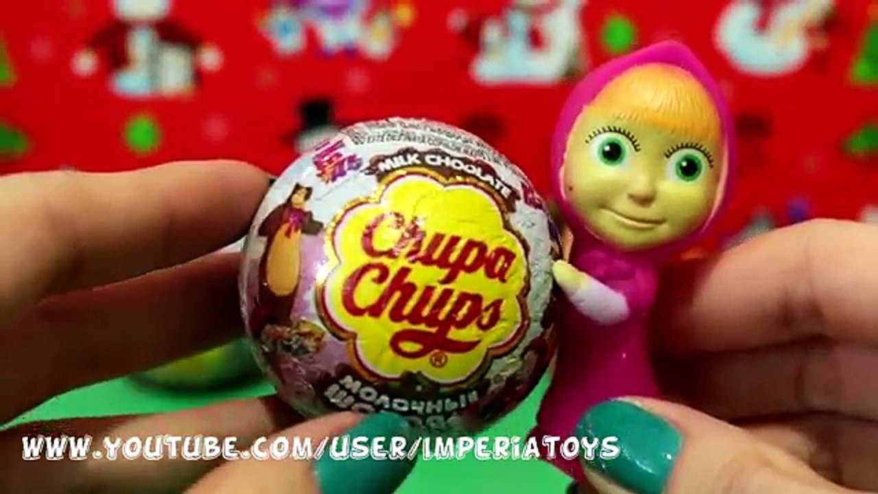 Masha i Medved PlayDoh Surprise eggs unboxing Маша и Медведь PlayDoh сюрприз яйца