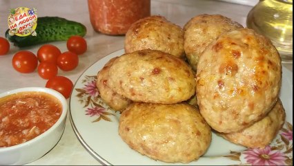 КОТЛЕТЫ "ДОМАШНИЕ" В ДУХОВКЕ